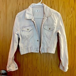 Mango denim jacket white